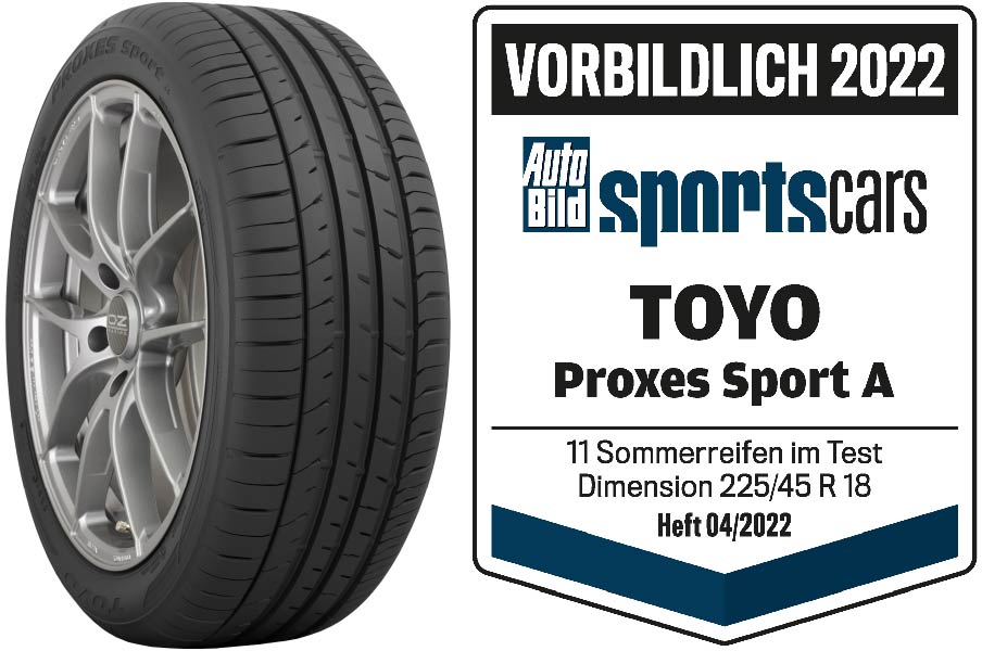 Sport als A “vorbildlich” TOYO Proxes | Deutschland ausgezeichnet - TIRES